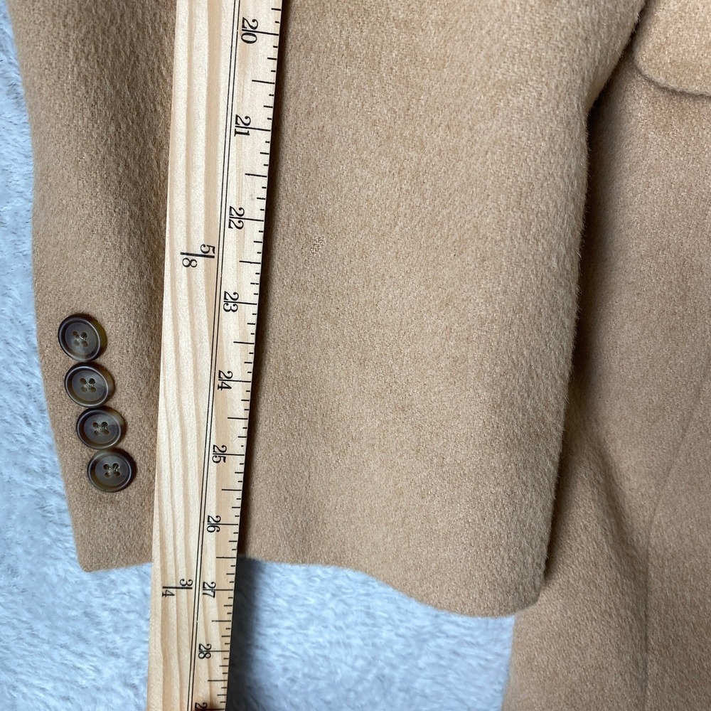 Jos. A. Bank Camel Hair Blazer Sport Coat Jacket Men 48XL Luxury Soft Golden Tan - Picture 11 of 12